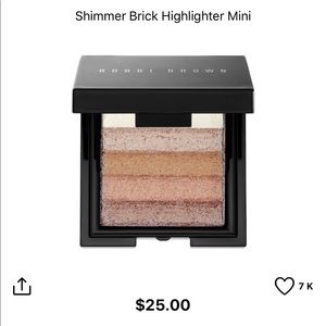 Bobbi Brown Makeup Shimmer Brick Highlighter MINI